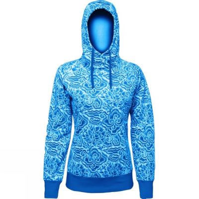 Sudadera Con Capucha Sherpa Kamal Mujer Azules - Chile PYL031724